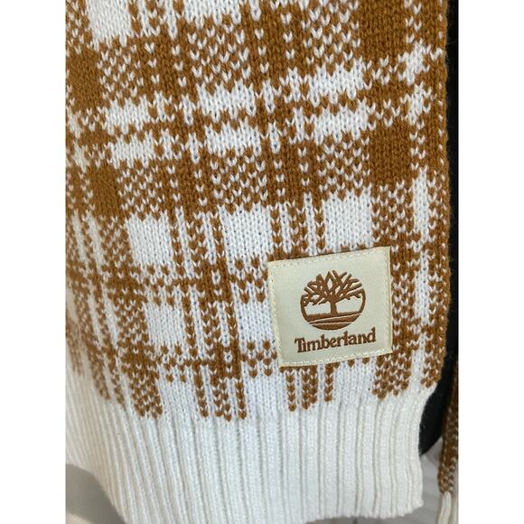 NWT Timberland Plaid Scarf Buffalo Shawl‎ Soft Long Scarf One-Size Unisex - Picture 1 of 8